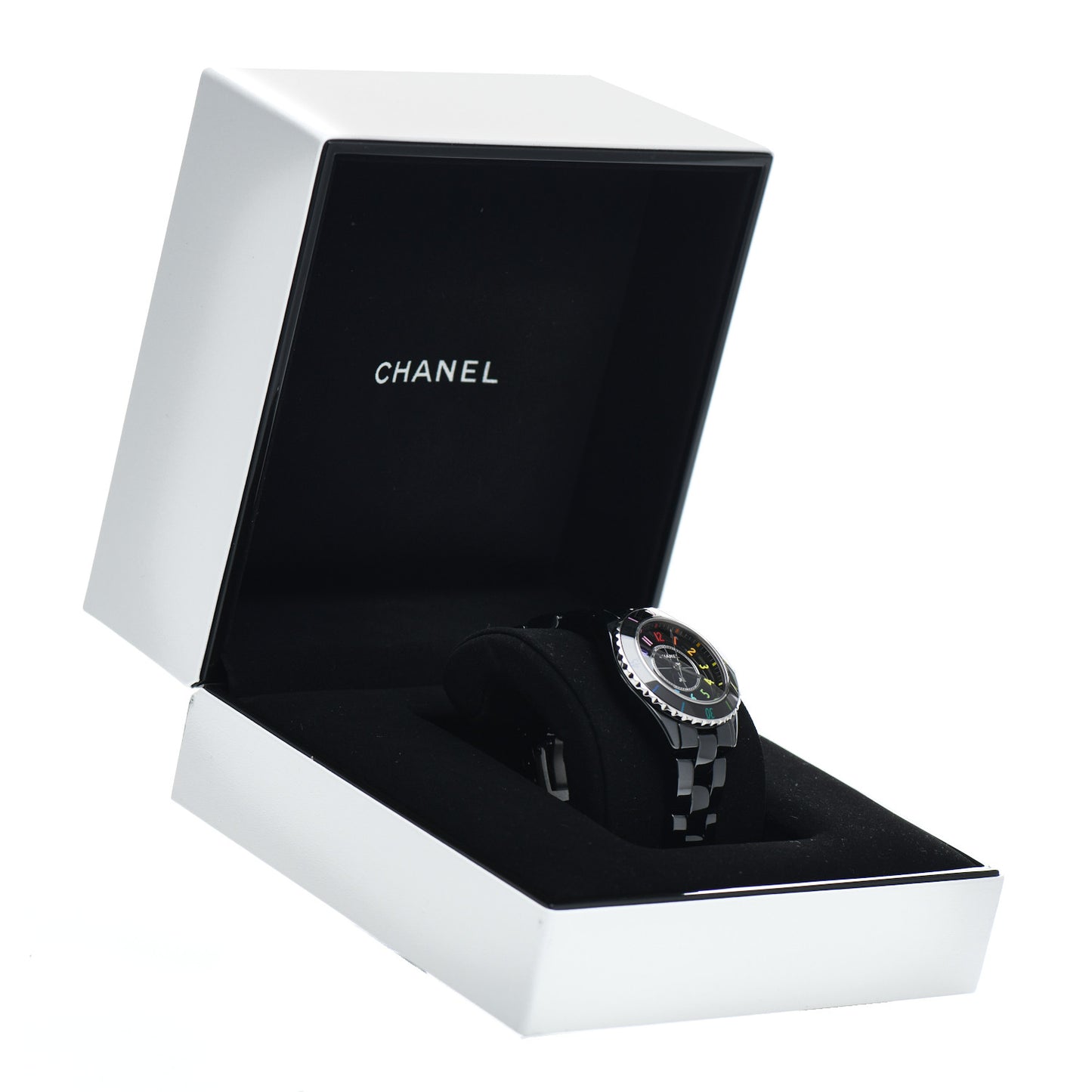 Stainless Steel Ceramic 33mm J12 Electro Quartz Watch Black