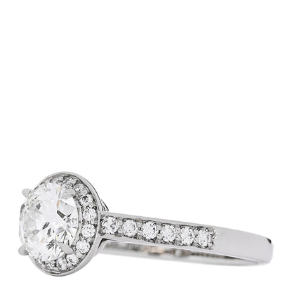 Tiffany Platinum Diamond .82ct Soleste Round Brilliant Engagement Ring 52 6 3 of 7