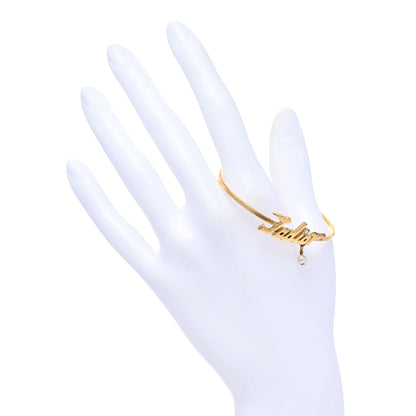 Christian Dior Metal J'Adior Bracelet Cuff Gold 2 of 5
