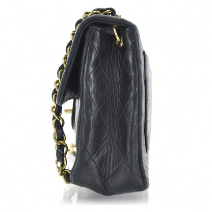 Chanel Lambskin Quilted Mini Flap Black 4 of 10