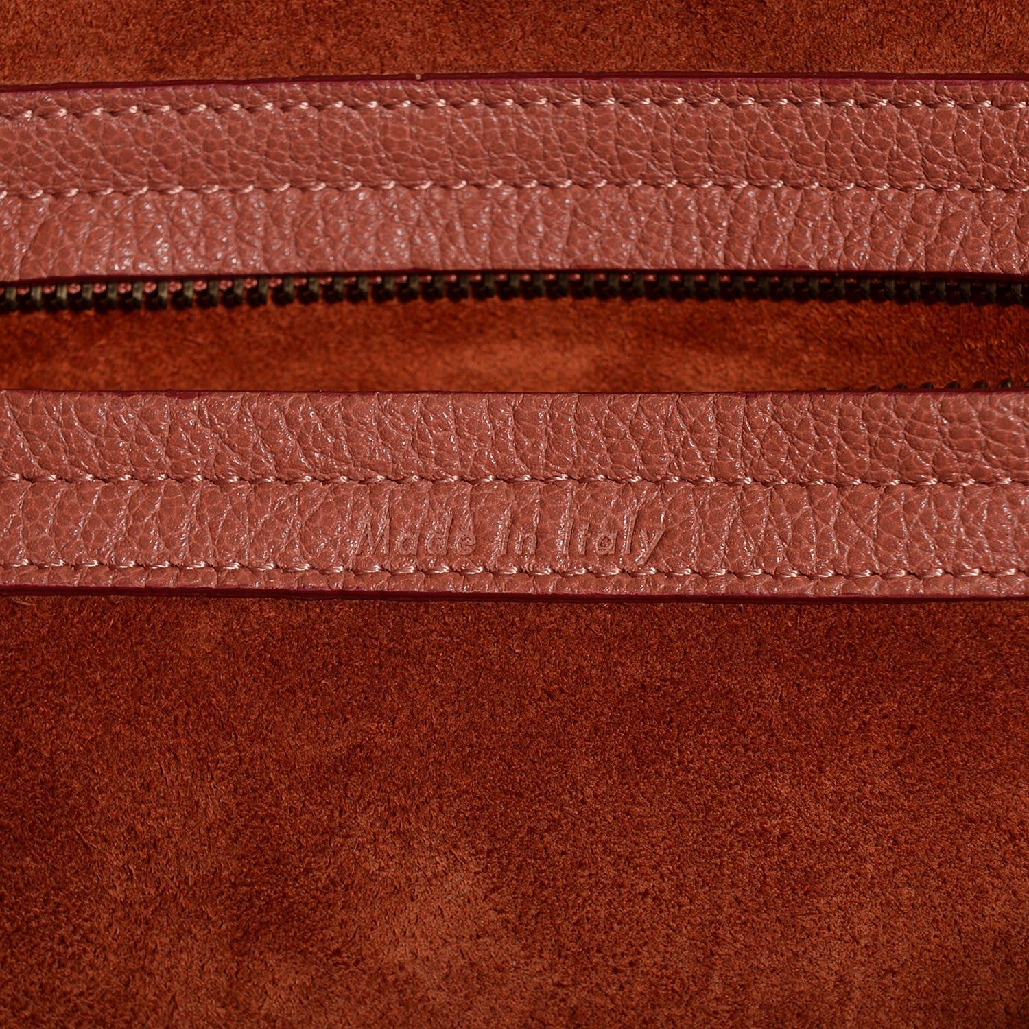 Celine Shiny Grained Calfskin Medium Phantom Luggage Terracotta 6 of 9