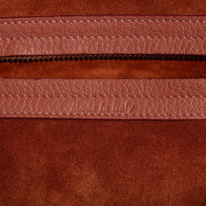 Celine Shiny Grained Calfskin Medium Phantom Luggage Terracotta 6 of 9