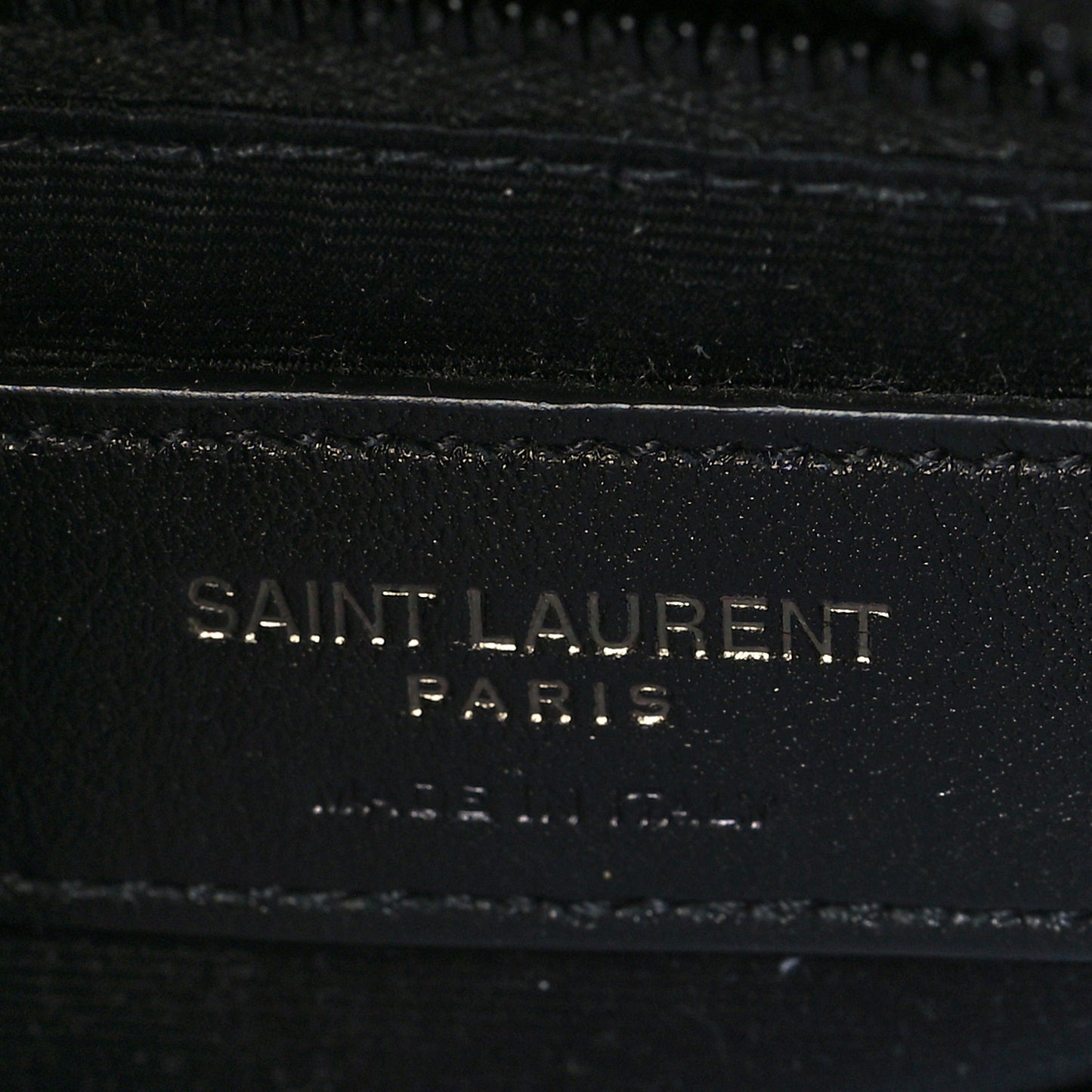 Calfskin Y Quilted Monogram Toy Loulou Crossbody Bag Black