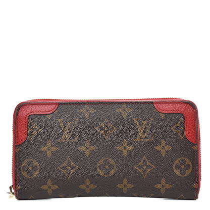 Louis Vuitton Monogram Retiro Zippy Wallet Cherry 1 of 13