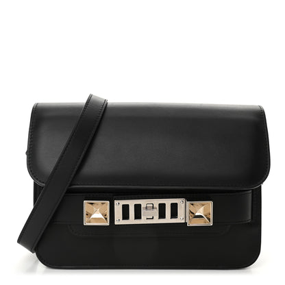 Proenza Schouler Smooth Calfskin Mini PS11 Classic Shoulder Bag Black 1 of 10