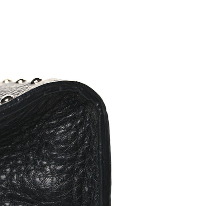 Gucci Calfskin Studded Medium Miss Bamboo Shoulder Bag Black 14 of 14
