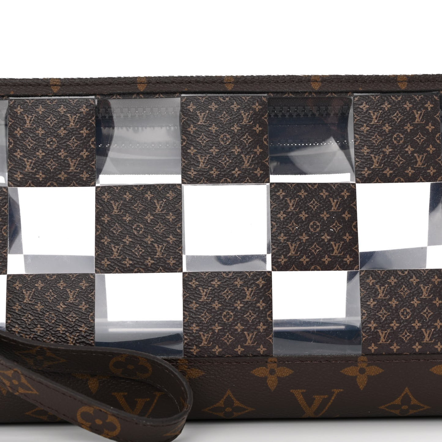PVC Monogram Chess Standing Pouch