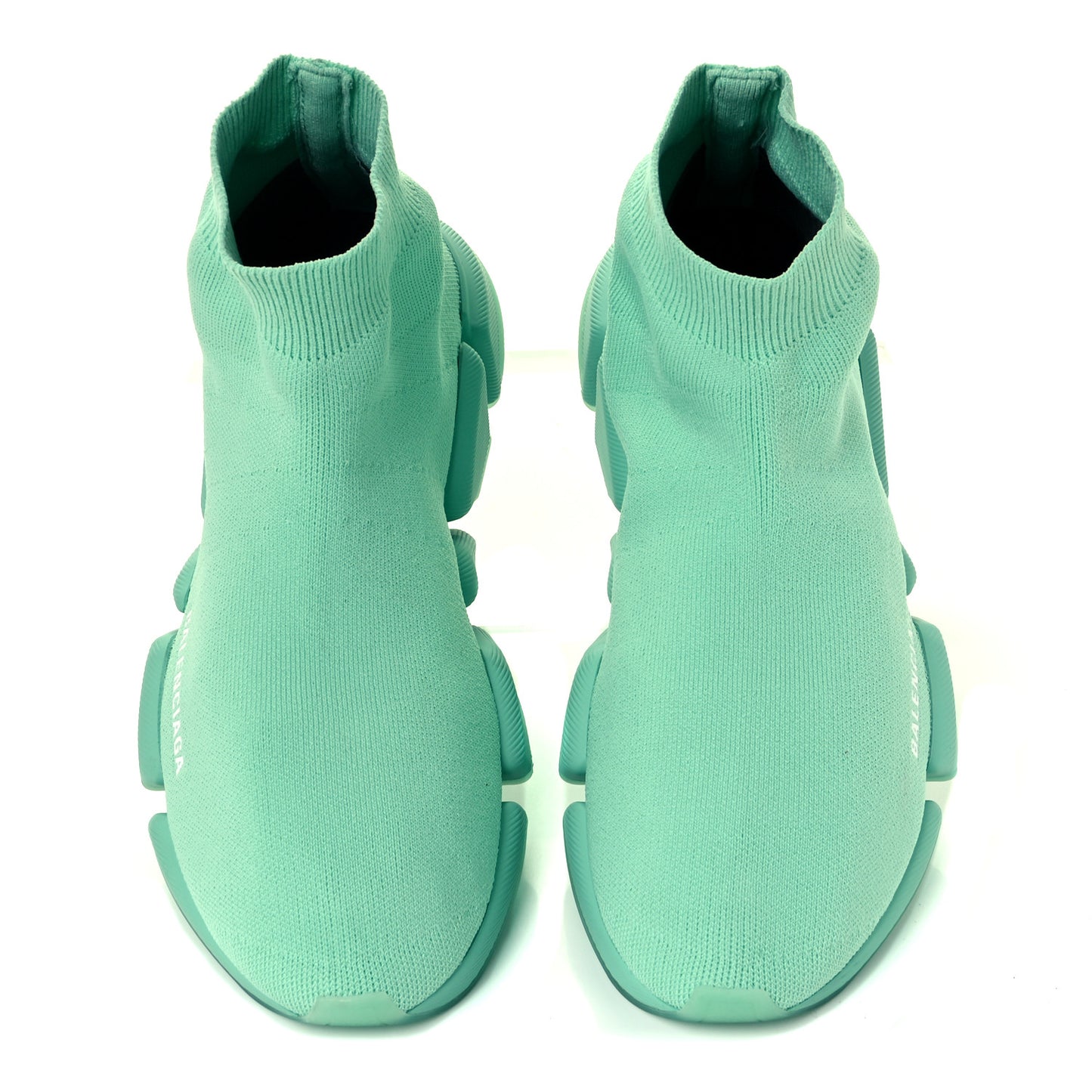 Technical 3D Recycled Knit Womens Speed 2.0 Transparent Sole Sneakers 39 Mint
