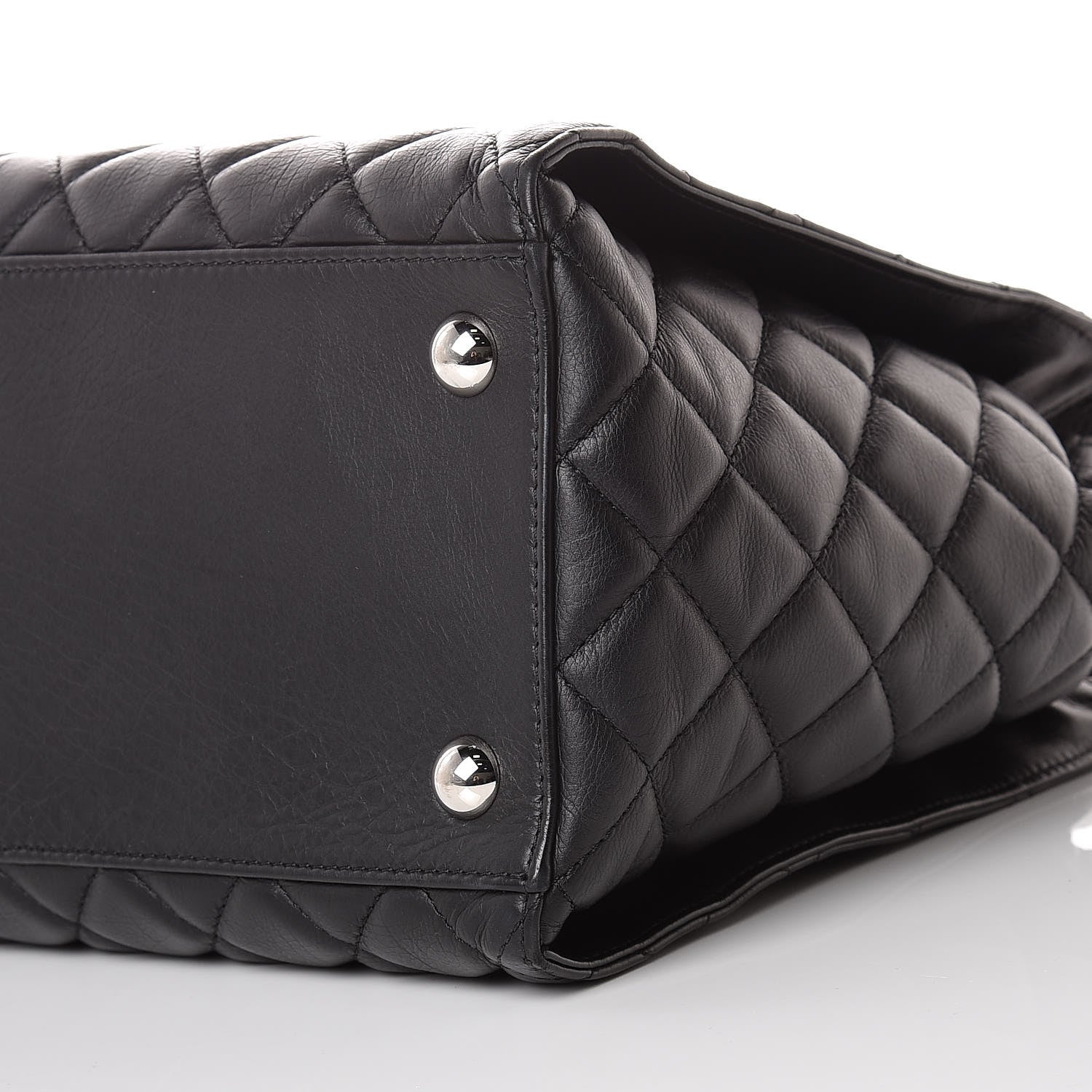 Chanel Calfskin Quilted Large Chic and Soft Shopping Tote Black 11 of 15