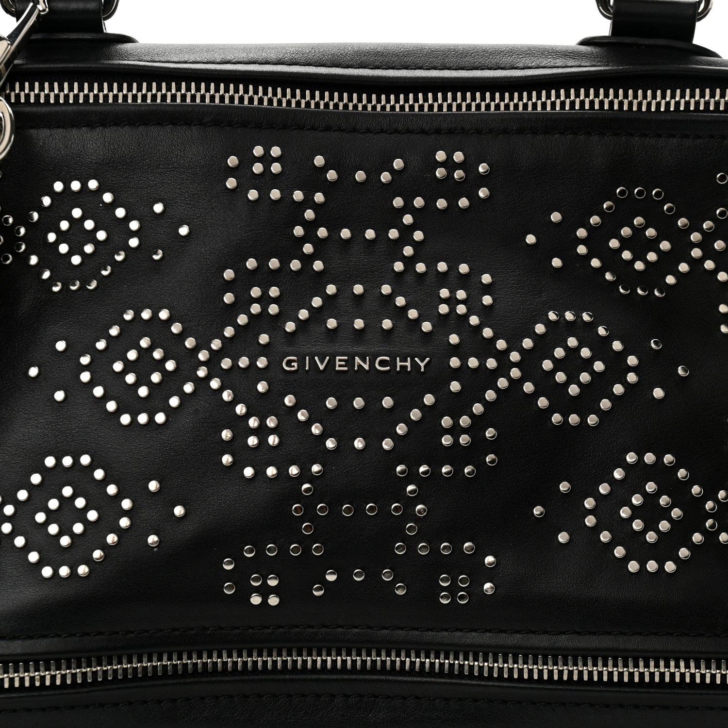 Givenchy Calfskin Studded Medium Pandora Black 9 of 11