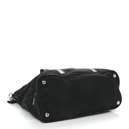 Prada Tessuto Nylon Saffiano Weekender Black 3 of 8