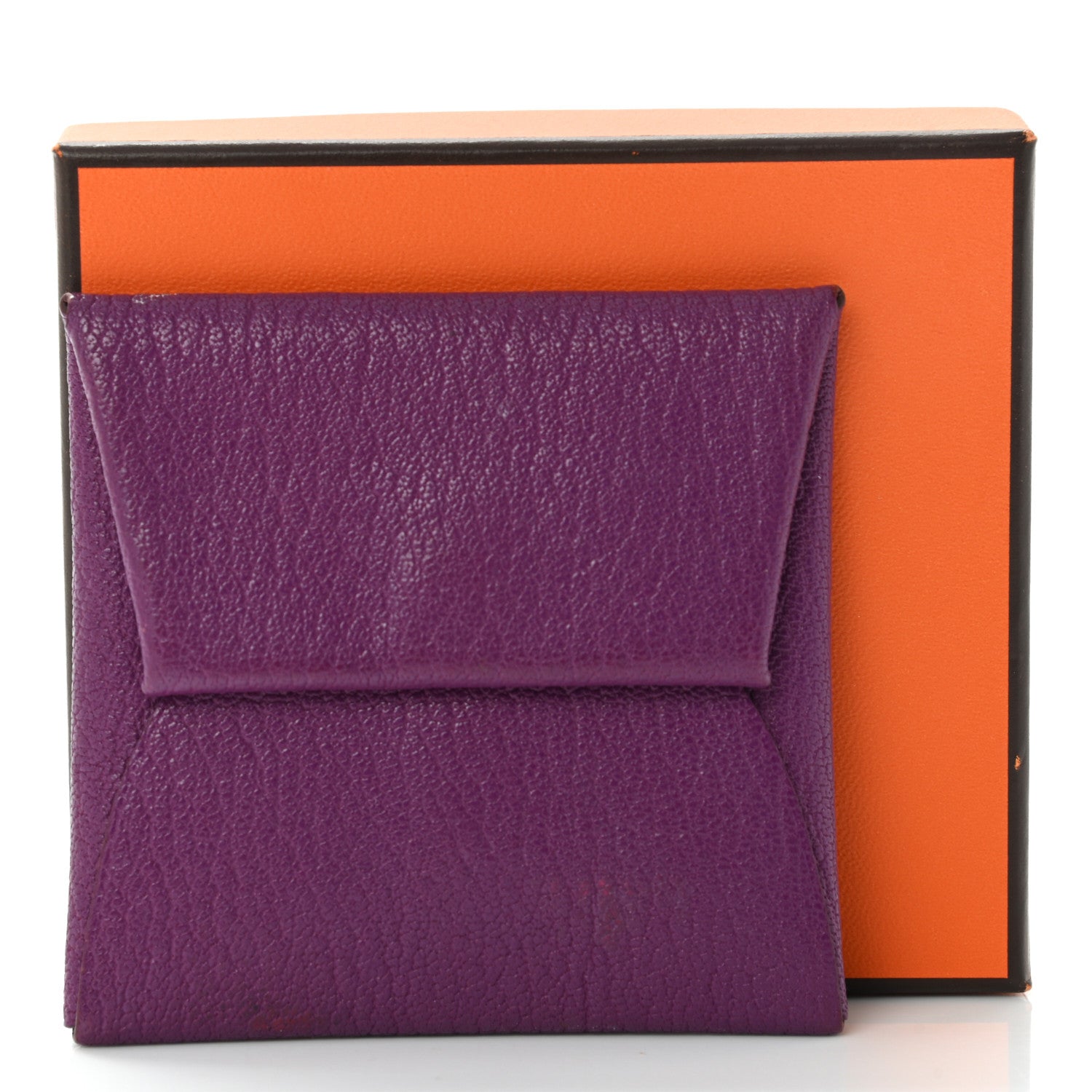 Hermes Chevre Mysore Bastia Coin Purse Anemone 10 of 10