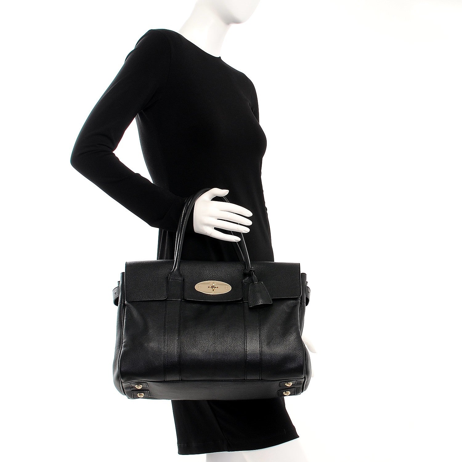 Mulberry Glossy Goat Bayswater Black 2 of 12