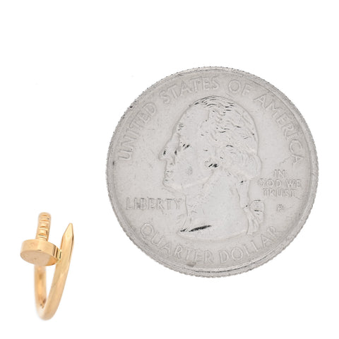 18K Yellow Gold Juste Un Clou Single Hoop Earring