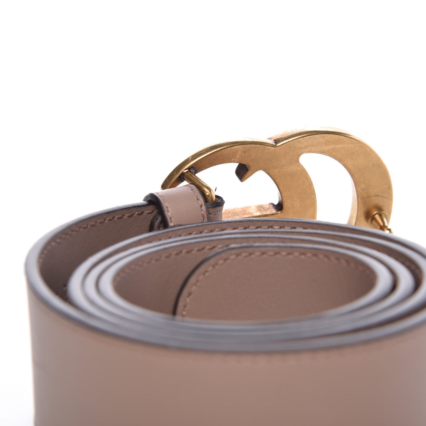 Calfskin Double G 40mm Belt 85 34 Porcelain Rose