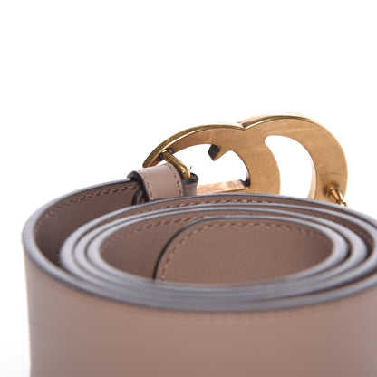 Gucci Calfskin Double G 40mm Belt 85 34 Porcelain Rose 1 of 5