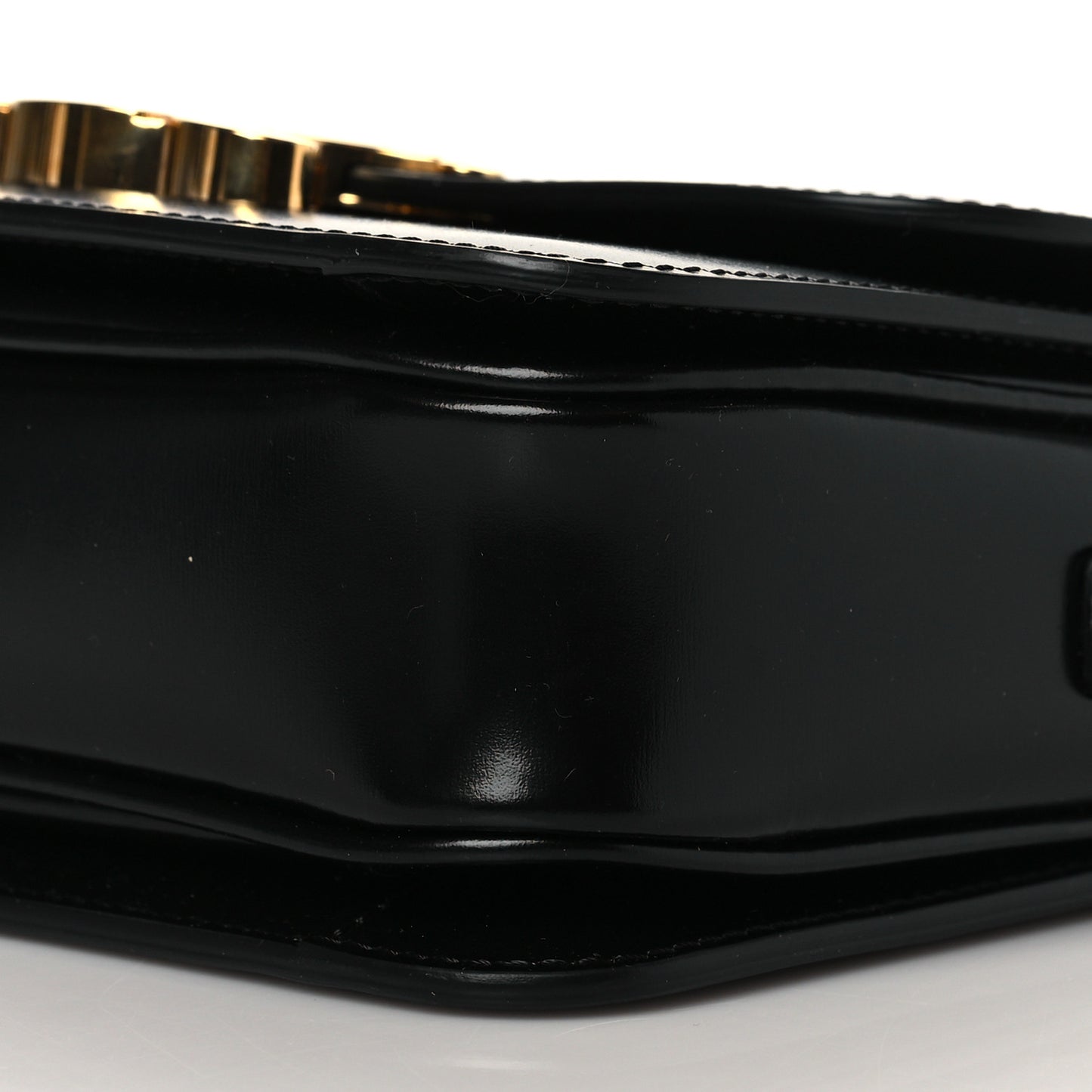 Shiny Calfskin Teen Triomphe Black