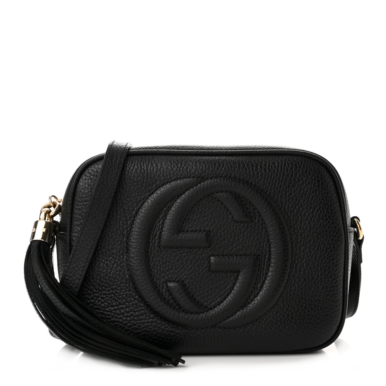 Gucci Pebbled Calfskin Small Soho Disco Bag Black 1 of 13