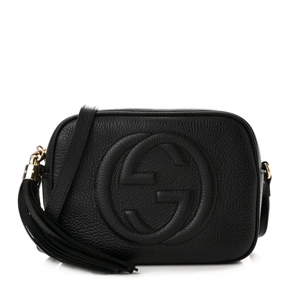 Gucci Pebbled Calfskin Small Soho Disco Bag Black 1 of 13
