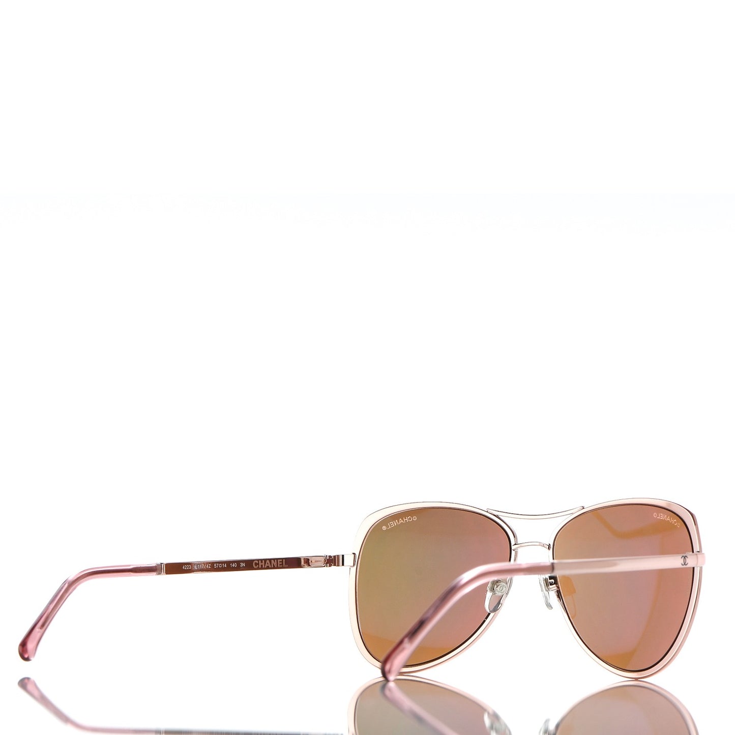 18K Pilot Summer Sunglasses 4223 Pink Gold