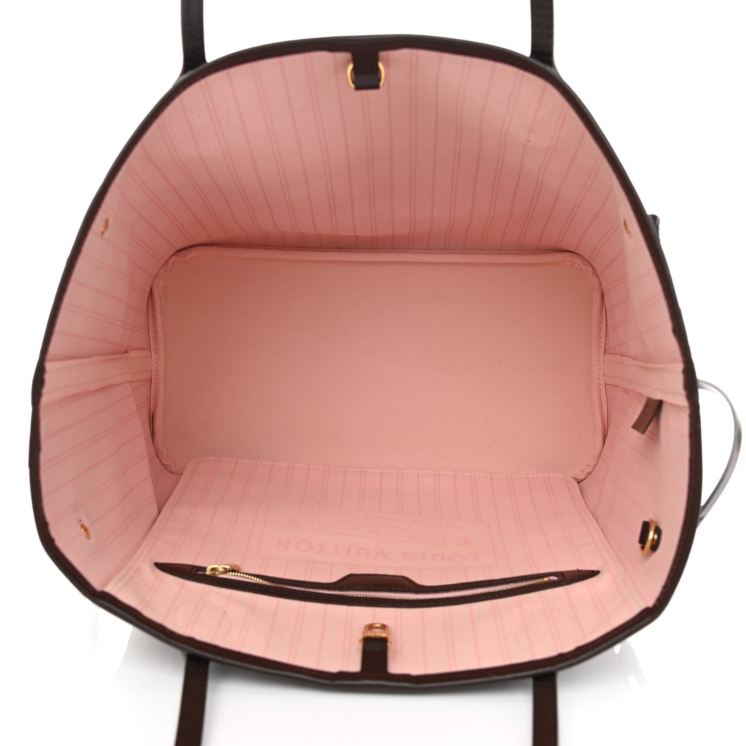 Louis Vuitton Damier Ebene Neo Neverfull MM Rose Ballerine 5 of 8