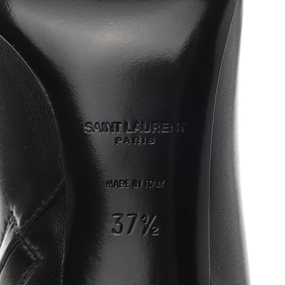 Saint Laurent Calfskin Loulou 70 Ankle Boots 37.5 Black 5 of 7