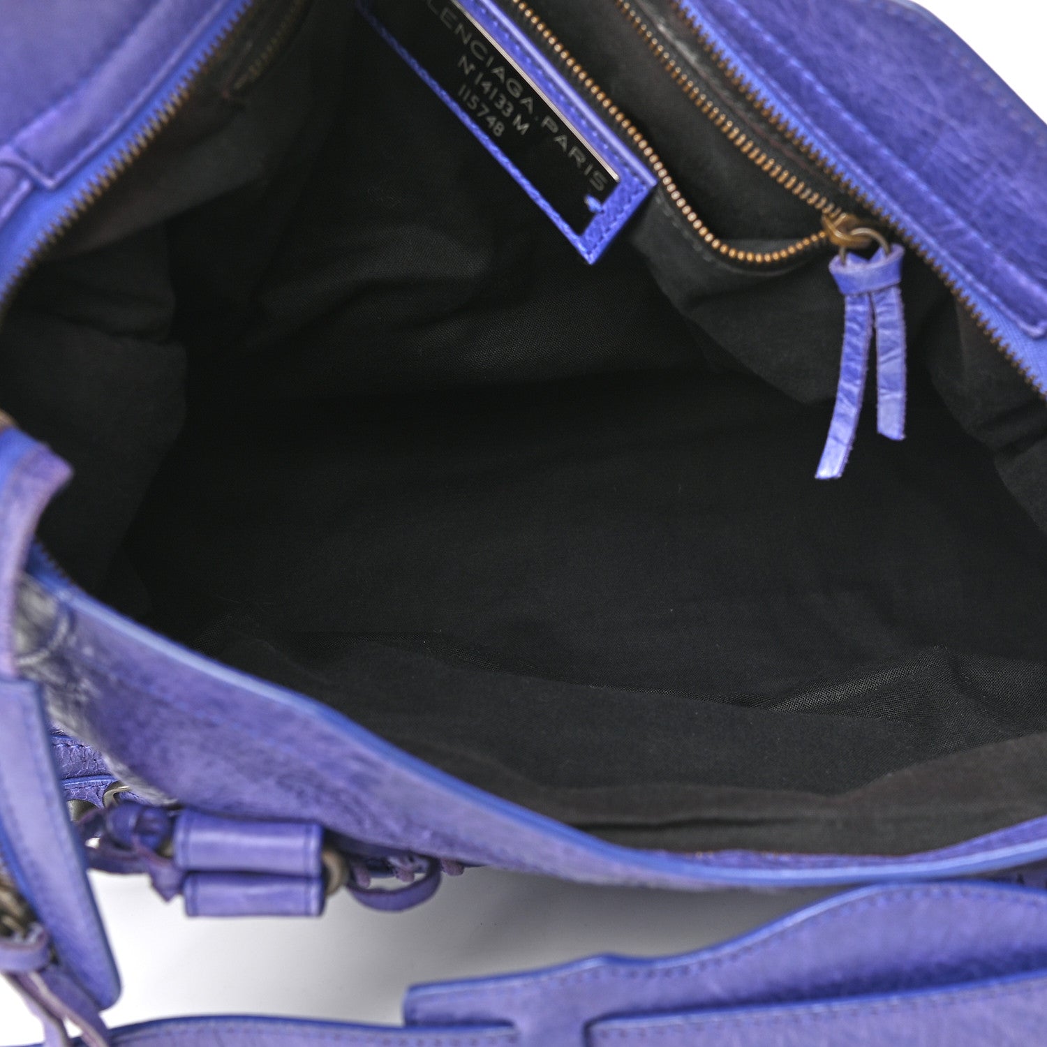 Balenciaga Agneau Classic Hardware City Bleu Lavande 4 of 8