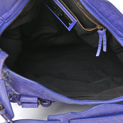 Balenciaga Agneau Classic Hardware City Bleu Lavande 4 of 8