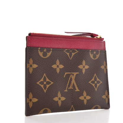 Louis Vuitton Monogram Zipped Card Holder Fuchsia 3 of 7