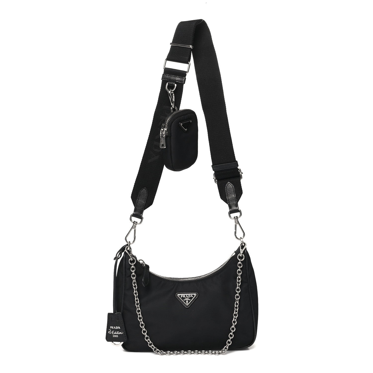 Prada Nylon Re-Edition 2005 Shoulder Bag Black 1 of 9