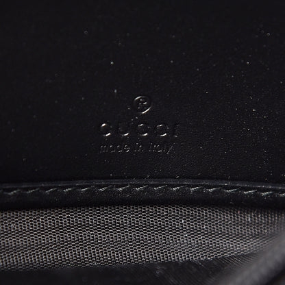 Gucci Guccissima Continental Flap Wallet Black 7 of 9