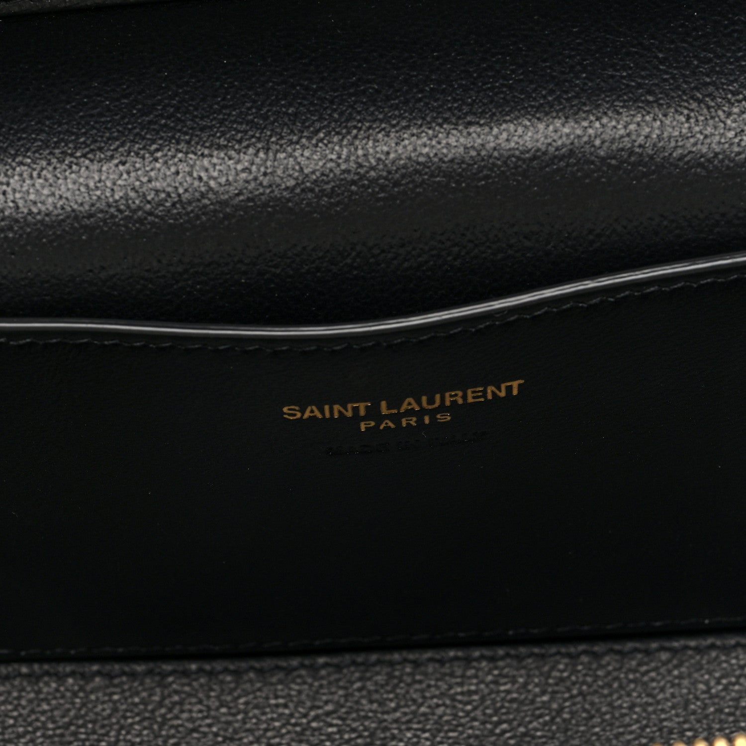 Saint Laurent Lambskin Quilted Mini Gaby Vanity Case Marine 6 of 9