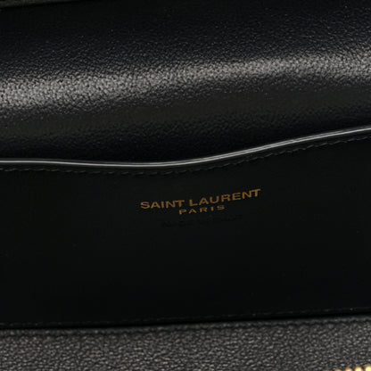 Saint Laurent Lambskin Quilted Mini Gaby Vanity Case Marine 6 of 9