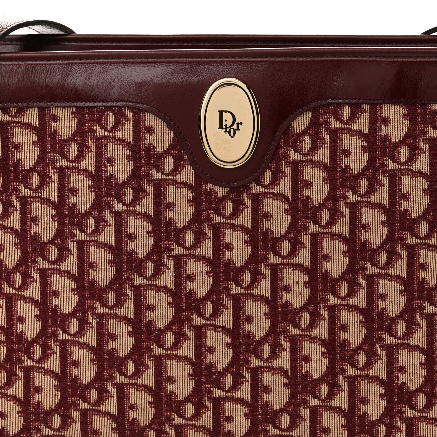 Christian Dior Monogram Shoulder Bag Red 7 of 10