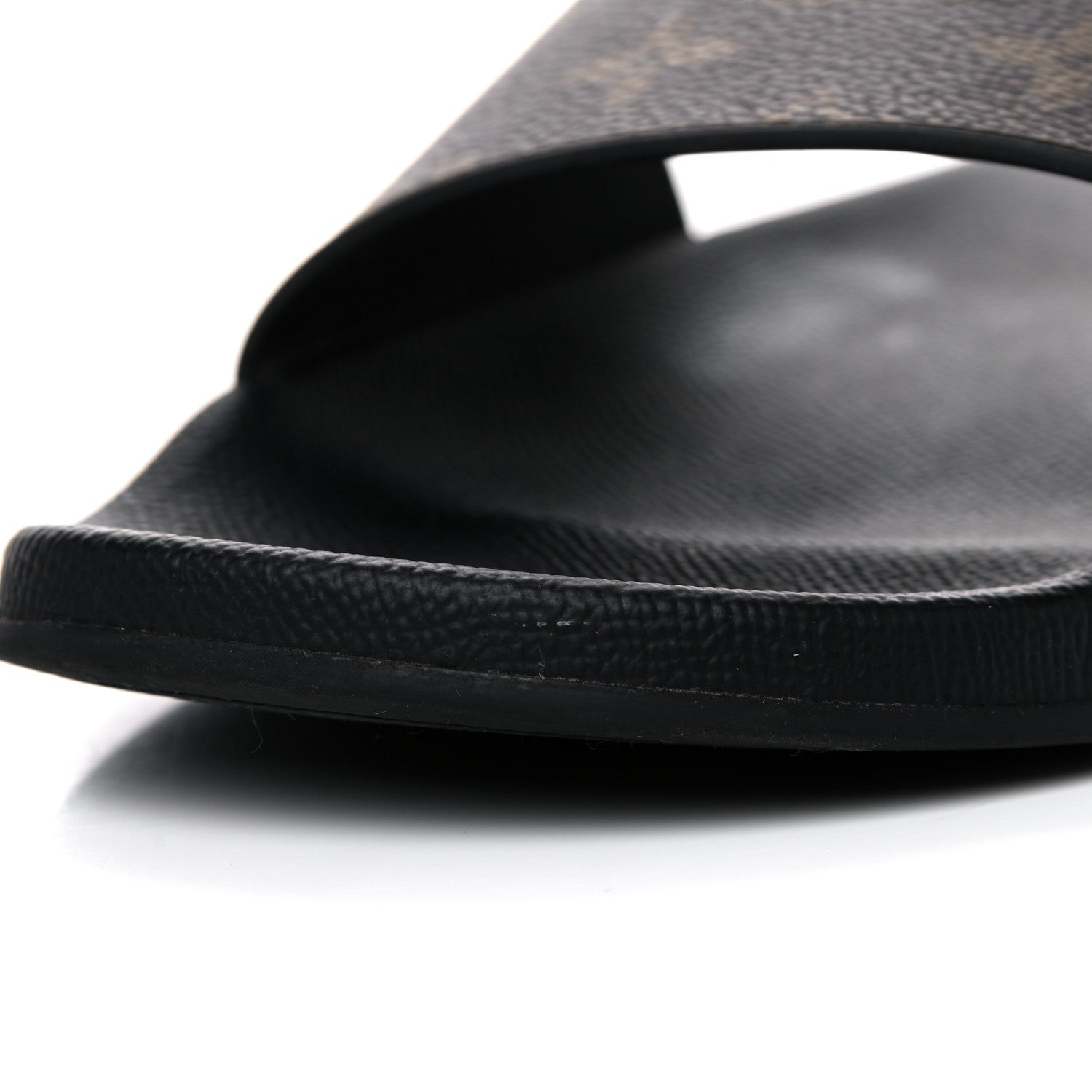 Louis Vuitton Rubber Monogram Mens Waterfront Mules 8.5 Macassar 9 of 16