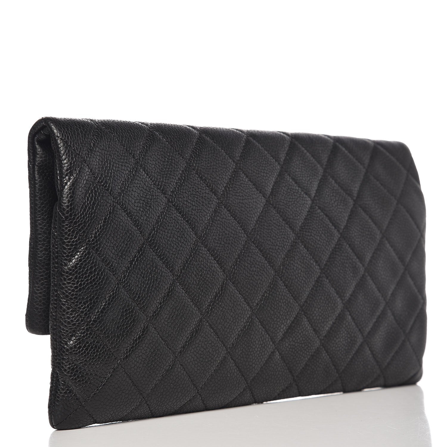 Chanel Caviar Quilted CC Beauty Clutch Black 3 of 8