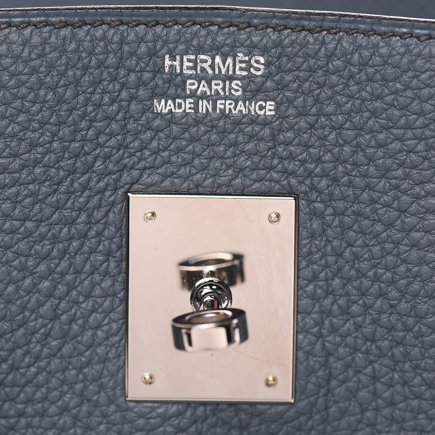 Togo Birkin 35 Bleu Orage