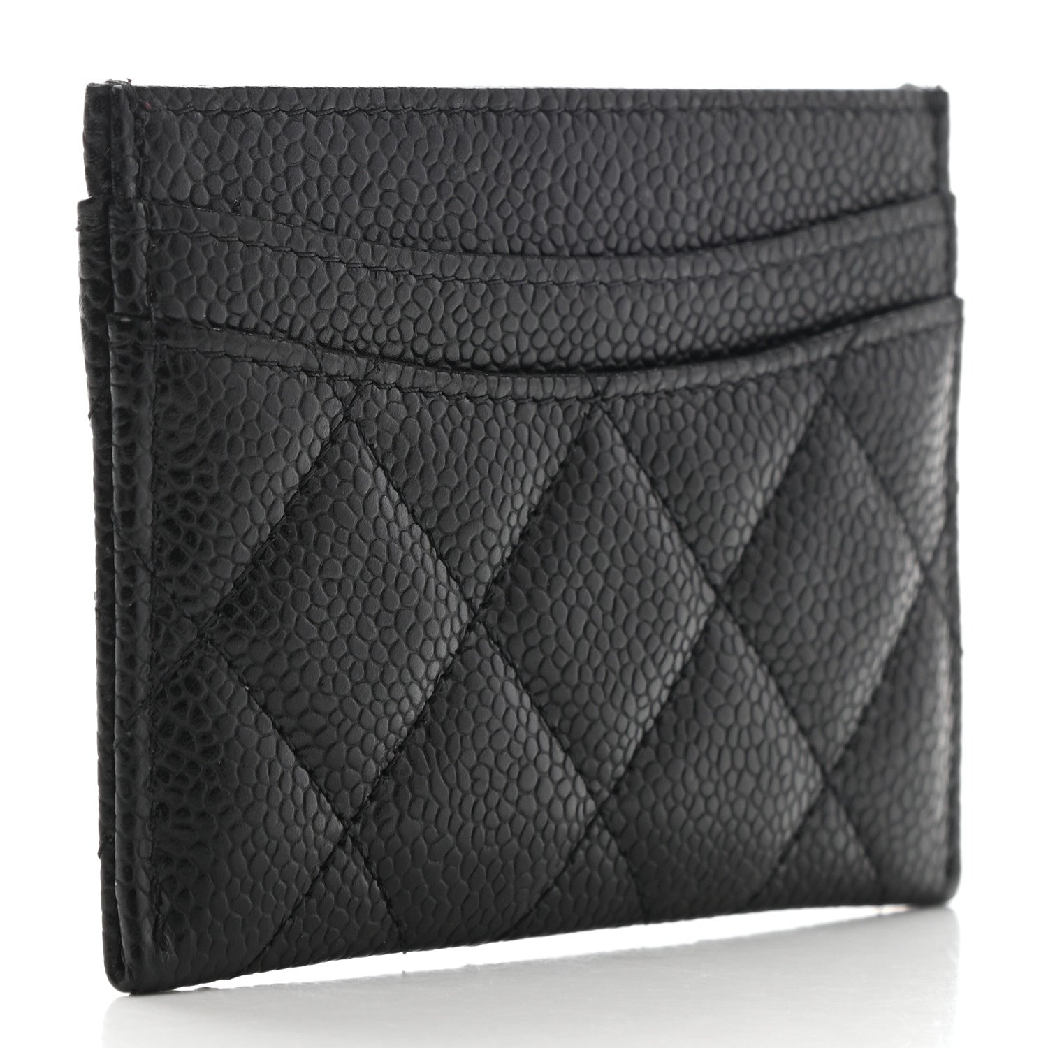 Chanel Caviar Quilted Card Holder Black 3 of 9