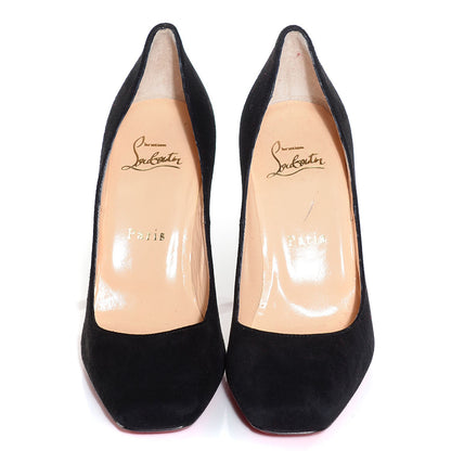 Christian Louboutin Suede Particule 100 Pumps 36.5 Black 2 of 6