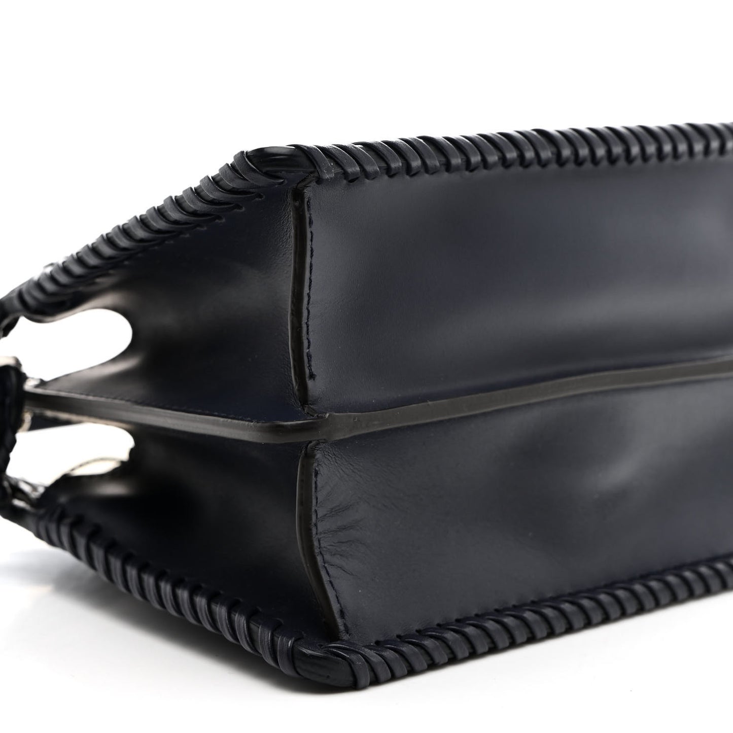 Vitello King Shiny Nappa Intreccio Petite Peekaboo I SEE U Satchel Midnight