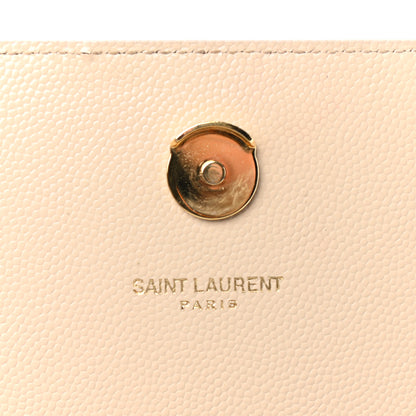 Saint Laurent Grain De Poudre Small Monogram Kate Satchel Nude Powder 9 of 9