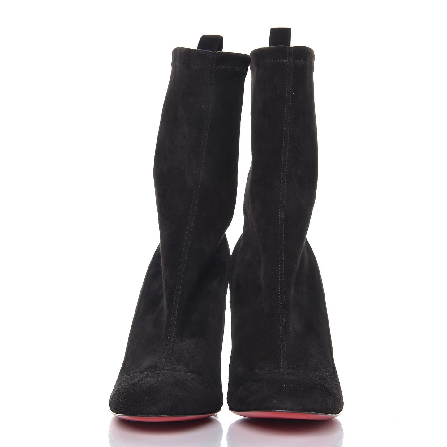 Veau Velours Stretch Gena 85 Bootie 36 Black