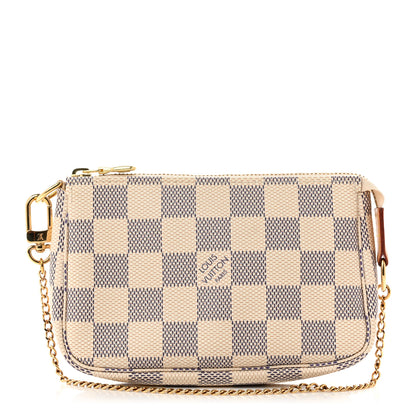 Louis Vuitton Damier Azur Mini Pochette Accessories 1 of 7