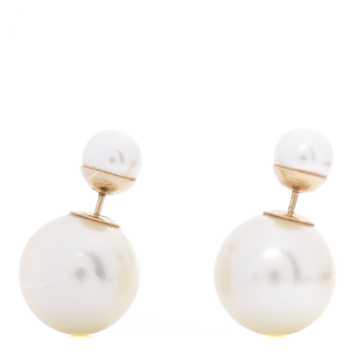 Christian Dior Pearl Mise En Dior Tribal Earrings 1 of 4