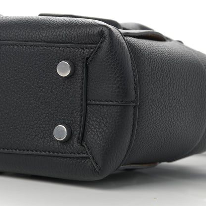 Bottega Veneta Grained Calfskin Mini Maxi Intrecciato Arco 33 Black 10 of 10