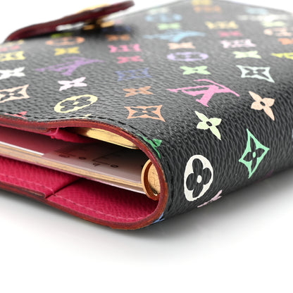Louis Vuitton Monogram Multicolor Small Ring Agenda Cover Black Grenade 10 of 10