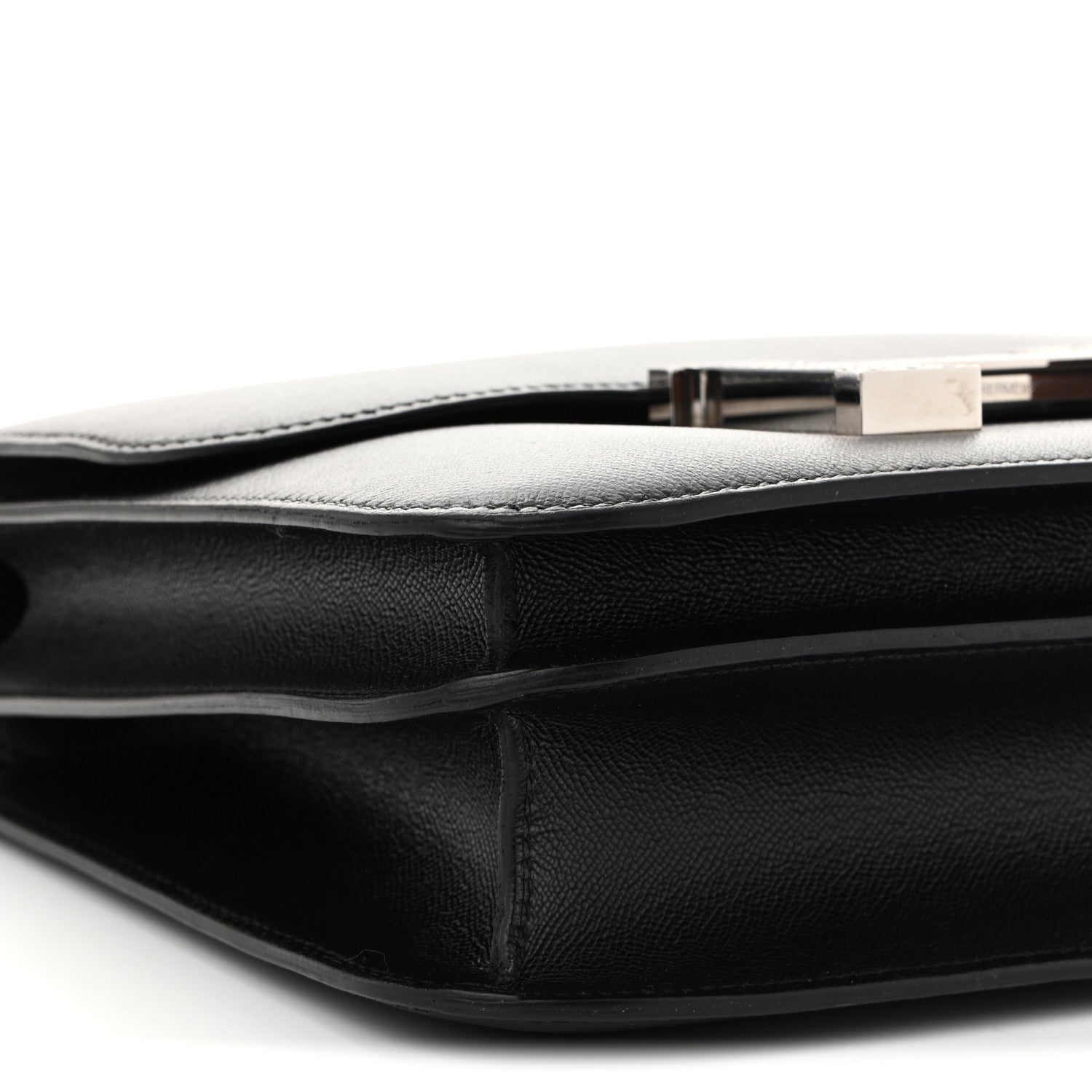 Hermes Madame Calfskin Lizard Constance 24 Black Ombre 9 of 11
