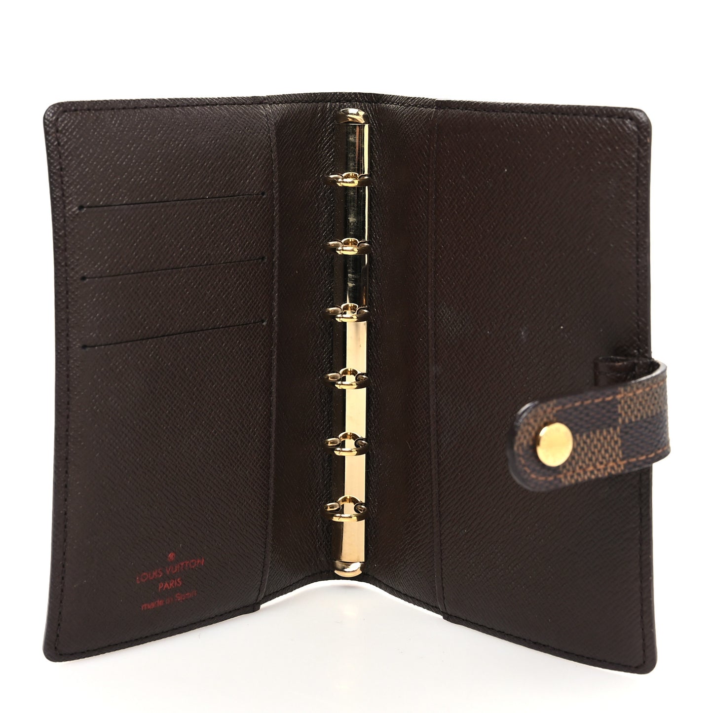 Damier Ebene Small Ring Agenda Cover