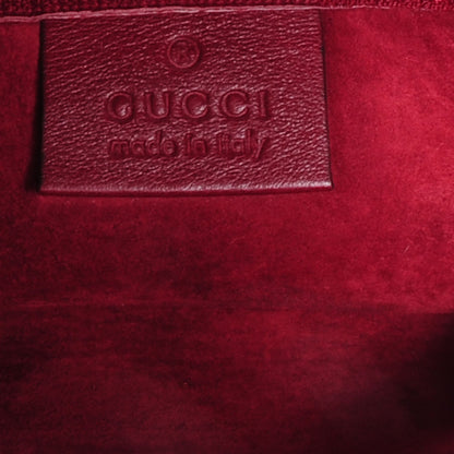 Gucci Guccissima Leather Travel Document Case Raspberry Red 8 of 9