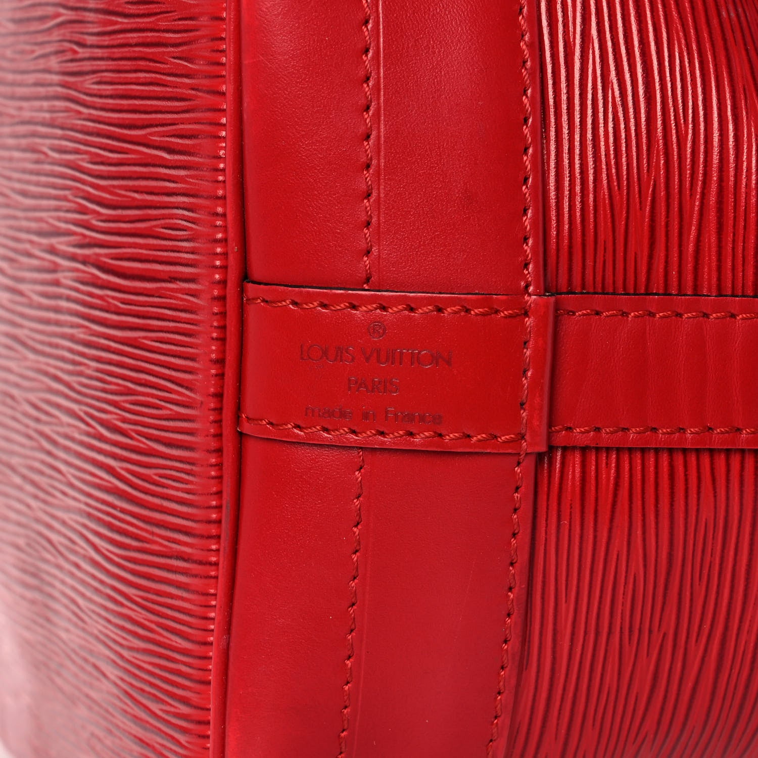 Louis Vuitton Epi Noe Castillan Red 6 of 17